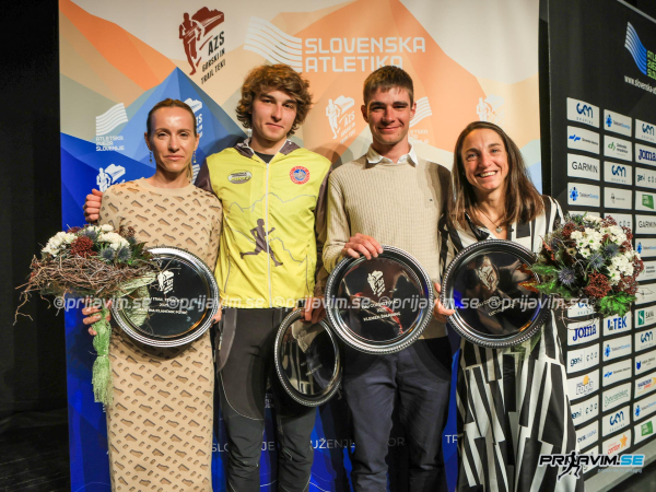 V Kamniku razglasili najboljše gorske in trail tekače sezone 2025